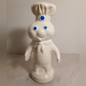 Vintage Pillsbury Doughboy Poppin Fresh Porcelain Bank 1985